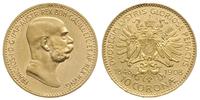 10 koron 1908, Wiedeń, wybite na 60-lecie panowa