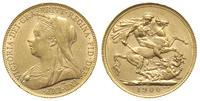 1 funt 1900, Londyn, złoto 7.99 g, Spink 3874