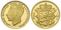 20 franków 1989, stempel lustrzany, piękne, złot