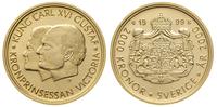2.000 koron 1999, złoto 13.04 g, moneta wybita s