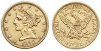 5 dolarów 1892, Filadelfia, złoto 8.33 g