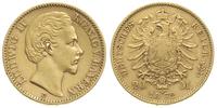 20 marek 1872/D, Monachium, złoto 7.92 g, Jaeger