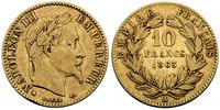 10 franków 1863/A, złoto 3.18 g