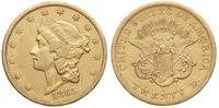 20 dolarów 1865/S, San Fracisco, złoto 33.29 g
