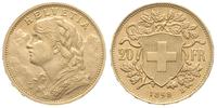 20 franków 1898/B, Berno, złoto 6.44 g