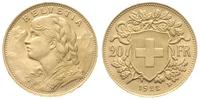 20 franków 1922/B, Berno, złoto 6.45 g
