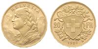 20 franków 1930/B, Berno, złoto 6.44 g