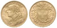 20 franków 1949/B, Berno, złoto 6.44 g