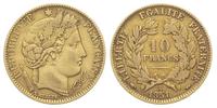 10 franków 1851/A, Paryż, złoto 3.19 g, Gadoury 