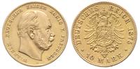 10 marek 1875/A, Berlin, złoto 3.94 g, Jaeger 24