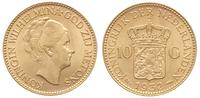 10 guldenów 1932, Utrecht, złoto 6.76 g, piękne