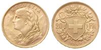20 franków 1949/B, Berno, złoto 6.45 g