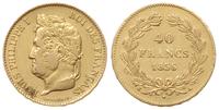 40 franków 1836/A, Paryż, złoto 12.89 g, Gadoury