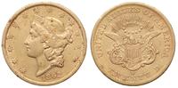 20 dolarów 1862/S, San Francisco, złoto 33.34 g