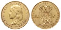 10 guldenów 1897, Utrecht, złoto 6.74 g, Fr. 347