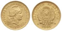 5 peso (1 argentino) 1896, złoto 8.06, Fr. 14