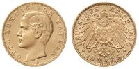 10 marek 1890/D, Monachium, złoto 3.93 g, Jaeger