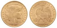 10 franków 1908, Paryż, złoto 3.23 g, Fr. 597