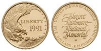 5 dolarów 1991 / W, 50-lecie ukończenia Mount Ru