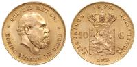 10 guldenów 1875, Utrecht, złoto 6.72 g