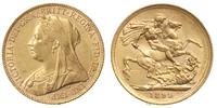 funt 1899 / M, Melbourne, złoto 7.97 g