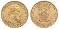 20 marek 1888 / A, Berlin, złoto 7.96 g, J. 248