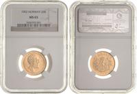 20 koron 1902, Kongsberg, złoto 8.96 g, moneta w