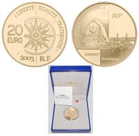 20 euro 2003, Paryż, Orient Ekspress, złoto ''92