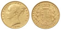 1 funt 1869, Londyn, złoto 7.95 g, Spink 3953