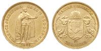 20 koron 1905, Kremnica, złoto 6.77 g, Fr. 250