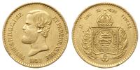 20.000 reis 1852, złoto "916" 17.83 g, Fr. 119