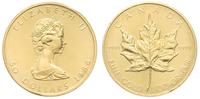 50 dolarów 1986, Ottawa, liść klonowy, złoto 31.