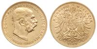 10 koron 1909, typ Schwartz, złoto 3.37 g