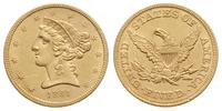 5 dolarów 1861, Filadelfia, złoto 8.35 g