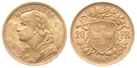 20 franków 1947/B, Berno, złoto 6.45 g, Fr. 499