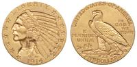 5 dolarów 1914/D, Denver, złoto 8.36 g
