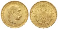 20 koron 1893, Wiedeń, złoto 6.76 g, Fr. 504