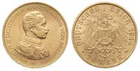 20 marek 1914, Berlin, cesarz w mundurze, złoto 