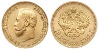 10 rubli 1911/ЗБ, Petresburg, złoto 8.61 g, Kaza
