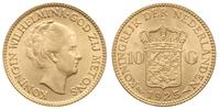 10 guldenów 1925, Utrecht, złoto 6.73 g, Fr. 351