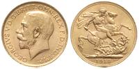 1 funt 1913, Londyn, złoto 7.98 g, piękne, Spink