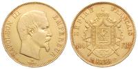 100 franków 1855/BB, Strasburg, złoto 32.11 g, r