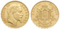 50 franków 1866/BB, Strasburg, złoto 16.13 g (na