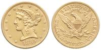 5 dolarów 1885, Filadelfia, złoto 8.33 g