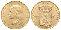 10 guldenów 1897, Utrecht, złoto 6.71 g, rzadszy