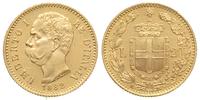 20 lirów 1882/R, Rzym, złoto 6.43 g