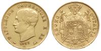40 lirów 1813/M, Mediolan, złoto 12.84 g