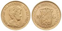 10 guldenów 1917, Utrecht, złoto 6.72 g, piękne,