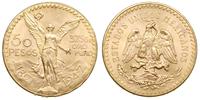 50 pesos 1947, złoto 41.73 g, piękne