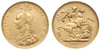 1 funt 1892/S, Sydney, złoto 7.97 g, Spink 3868C